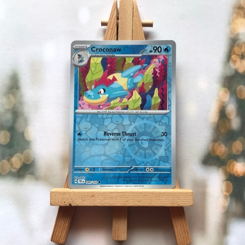 Thẻ hình Pokemon Croconaw 040/162 - Lá bài lẻ Temporal Forces Common Reverse Holo tiếng Anh chính hãng