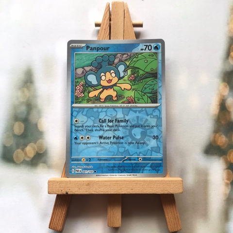 Thẻ hình Pokemon Panpour 041/182 - Lá bài lẻ Paradox Rift Common Reverse Holo tiếng Anh chính hãng
