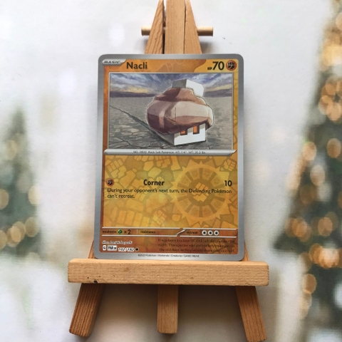 Thẻ hình Pokemon Nacli 102/182 - Lá bài Scarlet & Violet: Paradox Rift Common Reverse Holo tiếng Anh chính hãng