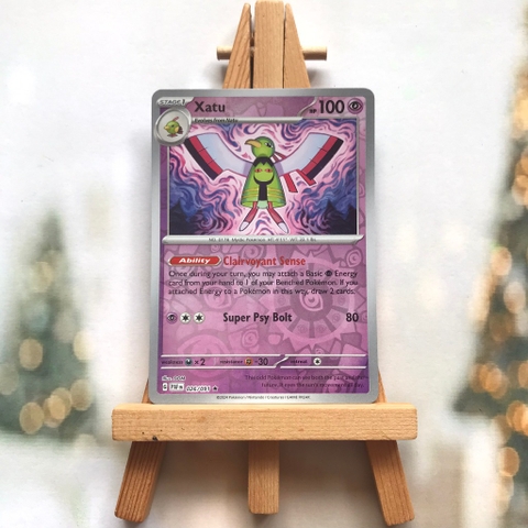 Thẻ hình Pokemon Xatu 026/091 - Lá bài lẻ Scarlet & Violet: Paldean Fates Holo Rare Reverse Holo tiếng Anh chính hãng