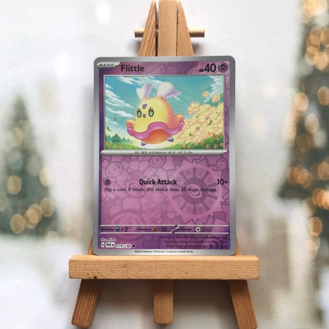 Thẻ hình Pokemon Flittle 079/182 - Lá bài lẻ Paradox Rift Common Reverse Holo tiếng Anh chính hãng