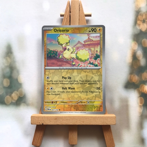Thẻ hình Pokemon Oricorio 067/182 - Lá bài lẻ Paradox Rift Common Reverse Holo tiếng Anh chính hãng