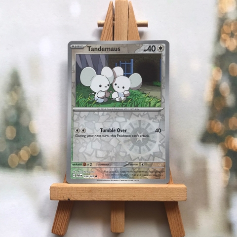 Thẻ hình Pokemon Tandemaus 154/182 - Lá bài lẻ Paradox Rift Common Reverse Holo tiếng Anh chính hãng