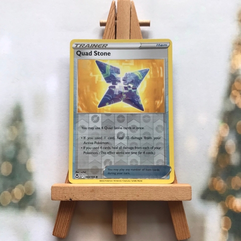 Thẻ hình Pokemon Quad Stone 163/195 - Lá bài lẻ Silver Tempest Uncommon Reverse Holo tiếng Anh chính hãng