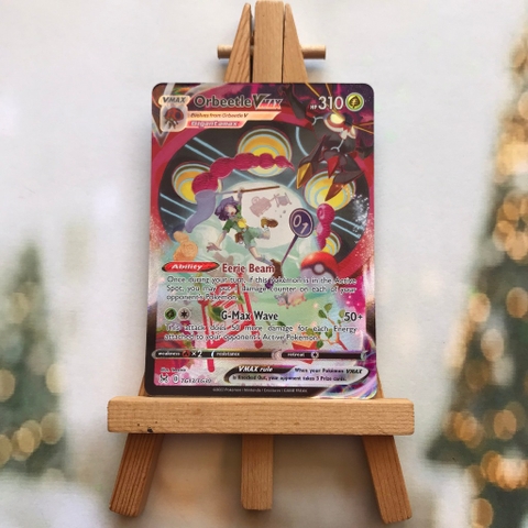 Thẻ hình Pokemon Orbeetle VMAX TG13/TG30 - Lá bài lẻ Ultra Rare tiếng Anh chính hãng
