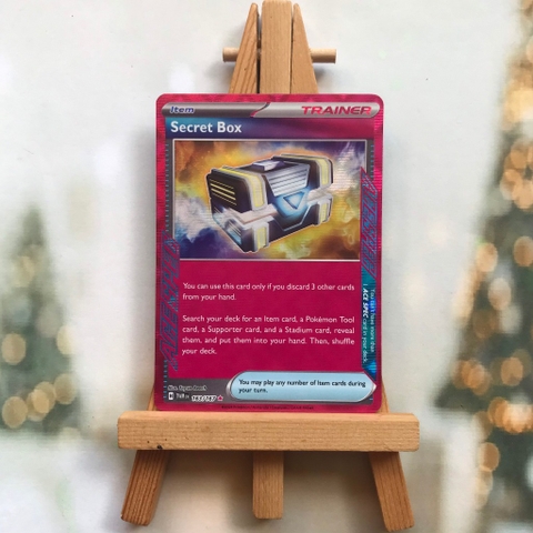 Thẻ hình Pokemon Secret Box 163/167 - Lá bài lẻ Twilight Masquerade Ace Spec Rare tiếng Anh chính hãng