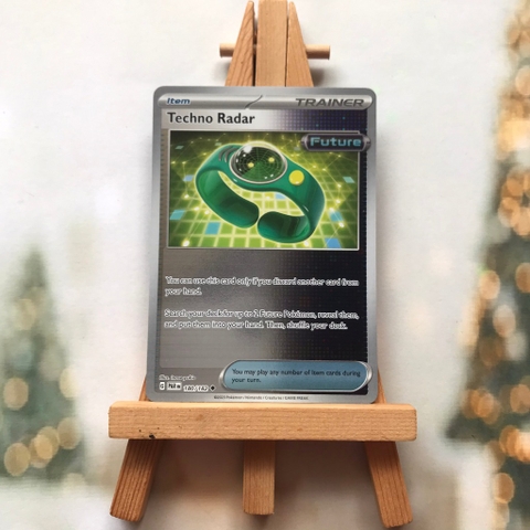 Thẻ hình Pokemon Techno Radar 180/182 - Lá bài lẻ Paradox Rift Uncommon Reverse Holo tiếng Anh chính hãng