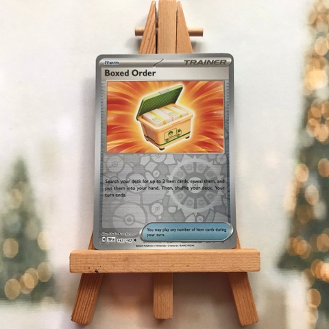 Thẻ hình Pokemon Boxed Order 143/162 - Lá bài lẻ Temporal Forces Reverse Holo tiếng Anh chính hãng