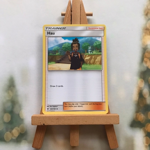 Thẻ hình Pokemon Hau 120/149 - Lá bài lẻ Sun & Moon Base Set Uncommon tiếng Anh chính hãng