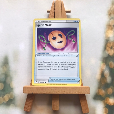 Thẻ hình Pokemon Spirit Mask 160/203 - Lá bài lẻ Evolving Skies Uncommon Reverse Holo tiếng Anh chính hãng