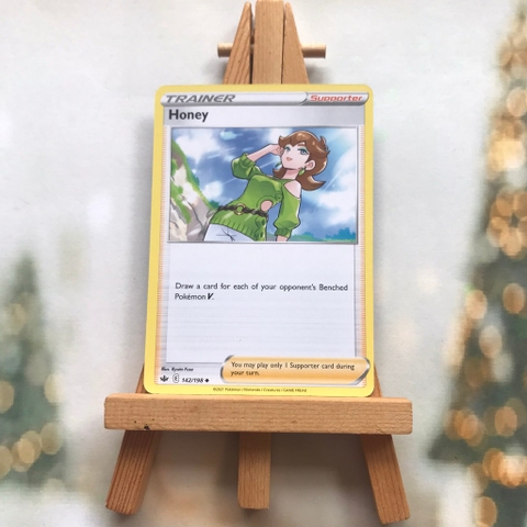 Thẻ hình Pokemon Honey 142/198 - Lá bài lẻ Uncommon tiếng Anh chính hãng