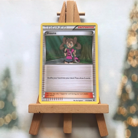 Thẻ hình Pokemon Shauna 111/124 - Lá bài lẻ XY: Fates Collide Uncommon tiếng Anh chính hãng