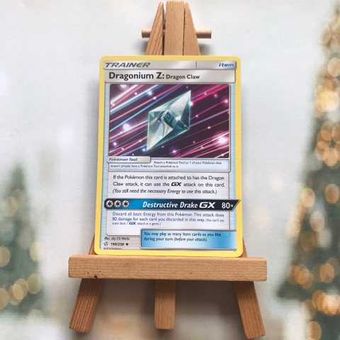 Thẻ hình Pokemon Dragonium Z: Dragon Claw 190/236 - Lá bài lẻ Sun & Moon: Cosmic Eclipse Uncommon tiếng Anh chính hãng