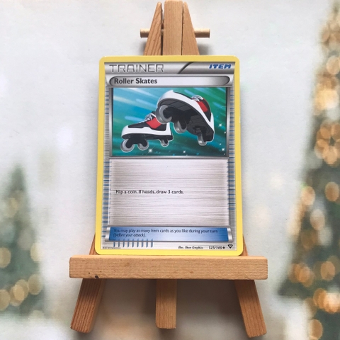 Thẻ hình Pokemon Roller Skates 125/146 - Lá bài lẻ XY Base Set Uncommon tiếng Anh chính hãng