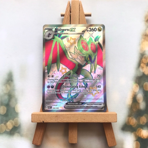 Thẻ hình Pokemon Noivern ex 220/091 - Lá bài lẻ Paldean Fates Shiny Ultra Rare tiếng Anh chính hãng