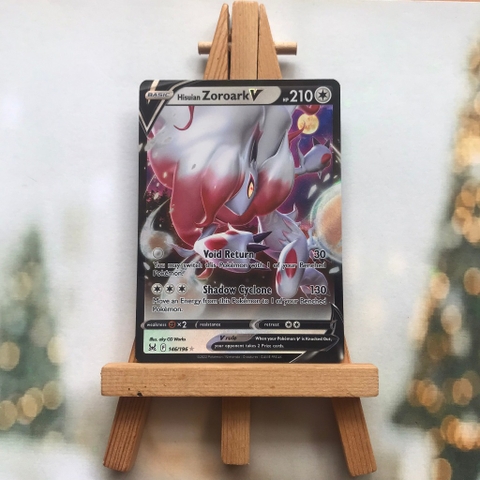 Thẻ hình Pokemon Hisuian Zoroark V 146/196  - Lá bài lẻ Lost Origin Ultra Rare tiếng Anh chính hãng