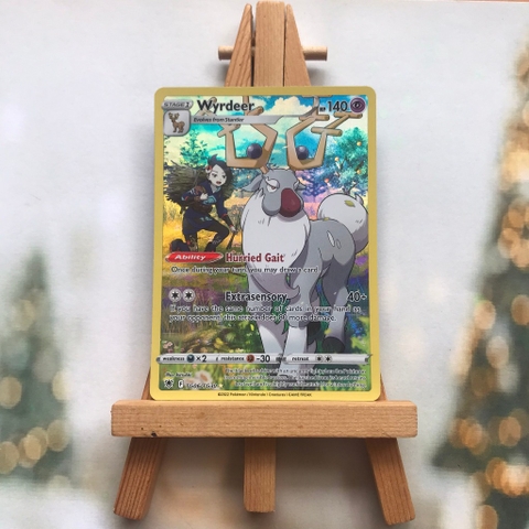 Thẻ hình Pokemon Wyrdeer TG06/TG30 - Lá bài lẻ Holo Rare tiếng Anh chính hãng
