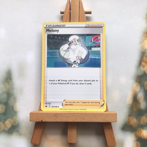 Thẻ hình Pokemon Melony 146/198 - Lá bài lẻ Uncommon tiếng Anh chính hãng