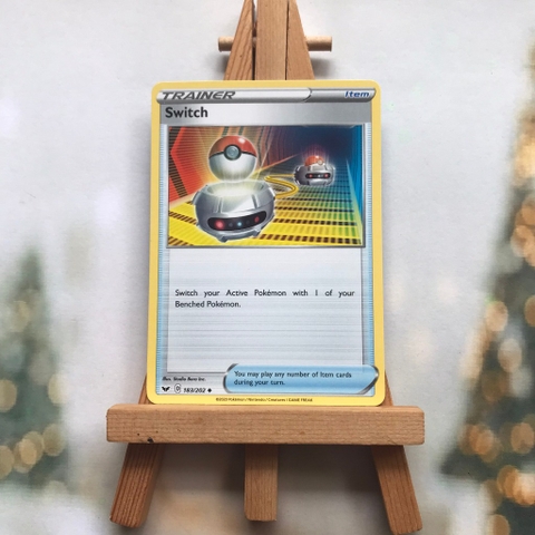 Thẻ hình Pokemon Switch 183/202 - Lá bài lẻ Uncommon tiếng Anh chính hãng