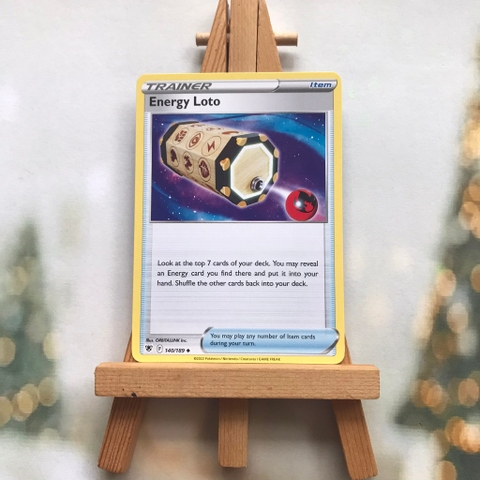 Thẻ hình Pokemon Energy Loto 140/189 - Lá bài lẻ Astral Radiance Uncommon Reverse Holo tiếng Anh chính hãng