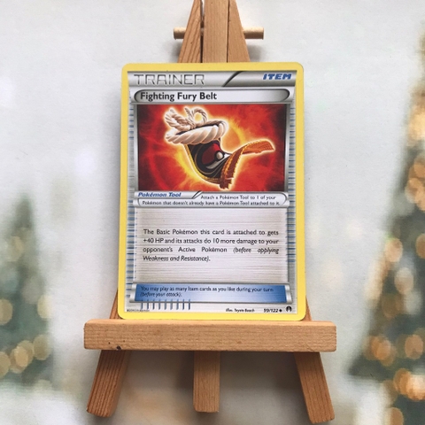 Thẻ hình Pokemon Fighting Fury Belt 99/122 - Lá bài lẻ XY: Breakpoint Uncommon tiếng Anh chính hãng