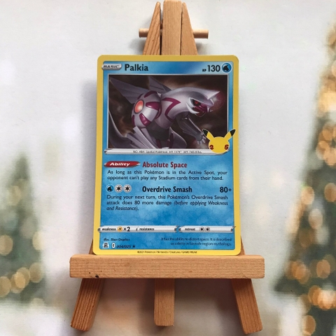 Thẻ hình Pokemon Palkia 4/25 - Lá bài lẻ 25th Celebrations Holo Rare tiếng Anh chính hãng