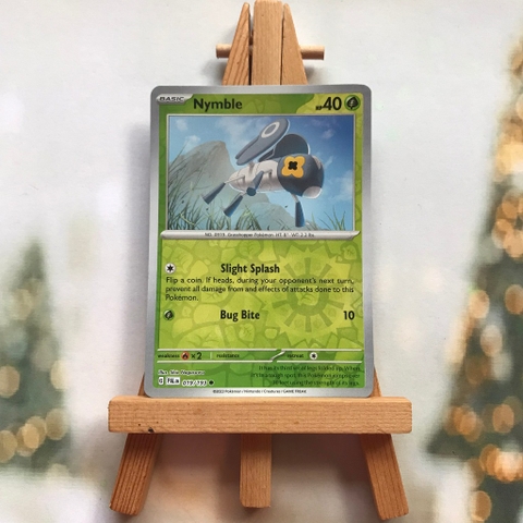 Thẻ hình Pokemon Nymble 019/193 - Lá bài lẻ Scarlet & Violet: Paldea Evolved Reverse Holo tiếng Anh chính hãng