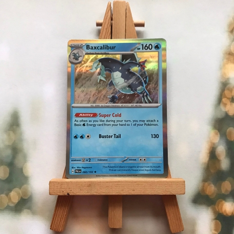 Thẻ hình Pokemon Baxcalibur 060/193 - Lá bài lẻ Scarlet & Violet: Paldea Evolved Reverse Holo Rare tiếng Anh chính hãng