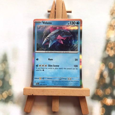 Thẻ hình Pokemon Veluza 056/193 - Lá bài lẻ Scarlet & Violet: Paldea Evolved Holo Rare tiếng Anh chính hãng