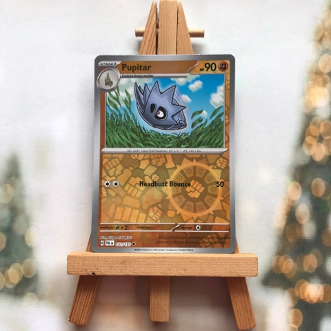 Thẻ hình Pokemon Pupitar 111/193 - Lá bài lẻ Scarlet & Violet: Paldea Evolved Uncommon Reverse Holo tiếng Anh chính hãng
