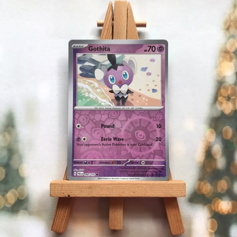 Thẻ hình Pokemon Gothita 090/193 - Lá bài lẻ Scarlet & Violet: Paldea Evolved Common Reverse Holo tiếng Anh chính hãng