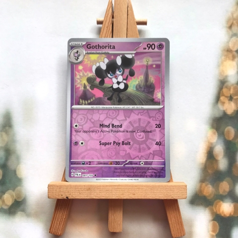 Thẻ hình Pokemon Gothorita 091/193 - Lá bài lẻ Scarlet & Violet: Paldea Evolved Common Reverse Holo tiếng Anh chính hãng