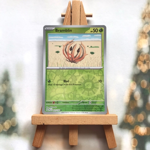 Thẻ hình Pokemon Bramblin 023/193 - Lá bài lẻ Scarlet & Violet: Paldea Evolved Common Reverse Holo tiếng Anh chính hãng