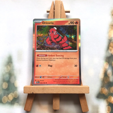 Thẻ hình Pokemon Oricorio 033/193 - Lá bài Scarlet & Violet Paldea Evolved Holo Rare Reverse Holo tiếng Anh chính hãng