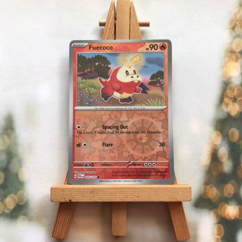 Thẻ hình Pokemon Fuecoco 035/193 - Lá bài lẻ Scarlet & Violet: Paldea Evolved Common Reverse Holo tiếng Anh chính hãng