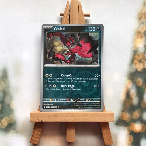 Thẻ hình Pokemon Yveltal 118/182 - Lá bài lẻ Scarlet & Violet: Paradox Rift Holo Rare Reverse Holo tiếng Anh chính hãng