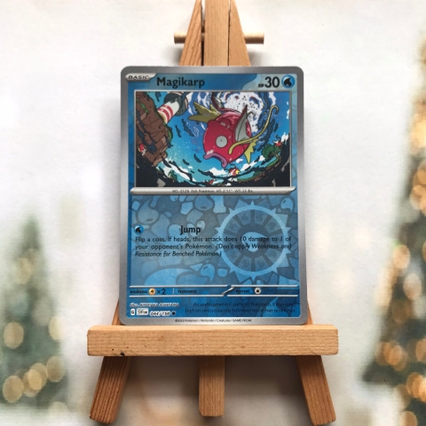 Thẻ hình Pokemon Magikarp 044/198 - Lá bài lẻ Scarlet & Violet Base Set Common Reverse Holo tiếng Anh chính hãng