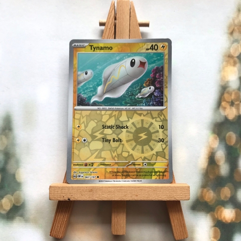 Thẻ hình Pokemon Tynamo 067/197 - Lá bài lẻ Obsidian Flames Common Reverse Holo tiếng Anh chính hãng