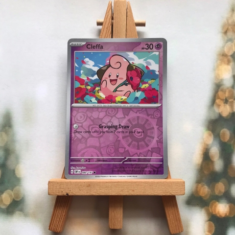 Thẻ hình Pokemon Cleffa 080/197 - Lá bài lẻ Obsidian Flames Common Reverse Holo tiếng Anh chính hãng