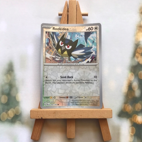 Thẻ hình Pokemon Rookidee 164/193 - Lá bài lẻ Scarlet & Violet: Paldea Evolved Common Reverse Holo tiếng Anh chính hãng