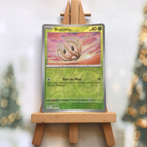 Thẻ hình Pokemon Bramblin 022/193 - Lá bài lẻ Scarlet & Violet: Paldea Evolved Common Reverse Holo tiếng Anh chính hãng
