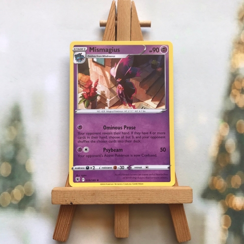 Thẻ hình Pokemon Mismagius 059/189 - Lá bài lẻ Sword & Shield: Astral Radiance Rare tiếng Anh chính hãng