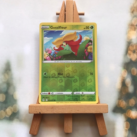 Thẻ hình Pokemon Gossifleur 015/203 - Lá bài lẻ Sword & Shield: Evolving Skies Common Reverse Holo tiếng Anh chính hãng