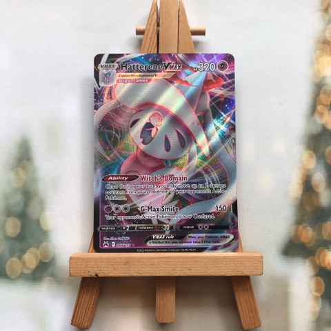 Thẻ hình Pokemon Hatterene VMAX 066/159 - Lá bài lẻ Crown Zenith Ultra Rare tiếng Anh chính hãng