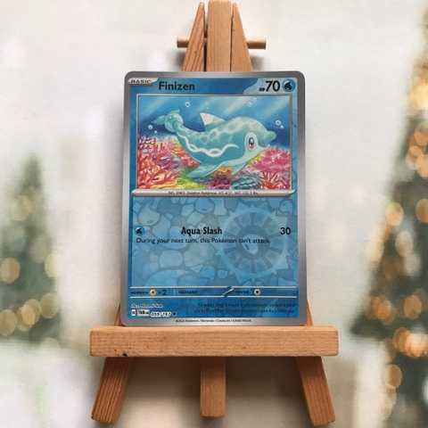 Thẻ hình Pokemon Finizen 059/167 - Lá bài lẻ Scarlet&Violet Twilight Masquerade Common Reverse Holo tiếng Anh chính hãng