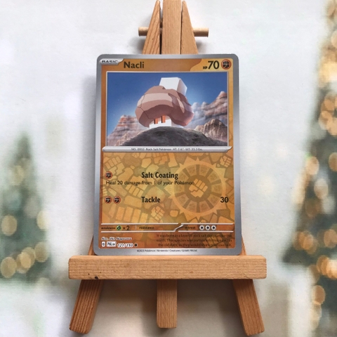 Thẻ hình Pokemon Nacli 121/193 - Lá bài lẻ Scarlet & Violet: Paldea Evolved Common Reverse Holo tiếng Anh chính hãng