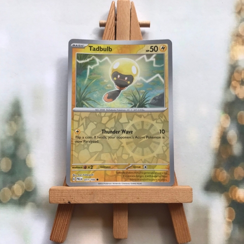 Thẻ hình Pokemon Tadbulb 077/193 - Lá bài lẻ Scarlet & Violet: Paldea Evolved Common Reverse Holo tiếng Anh chính hãng