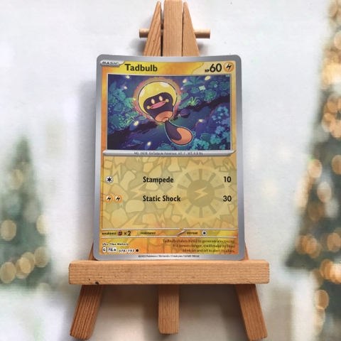 Thẻ hình Pokemon Tadbulb 078/193 - Lá bài lẻ Scarlet & Violet: Paldea Evolved Common Reverse Holo tiếng Anh chính hãng