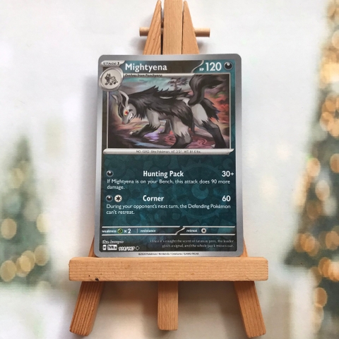 Thẻ hình Pokemon Mightyena 114/167 - Lá bài SVE Twilight Masquerade Uncommon Reverse Holo tiếng Anh chính hãng