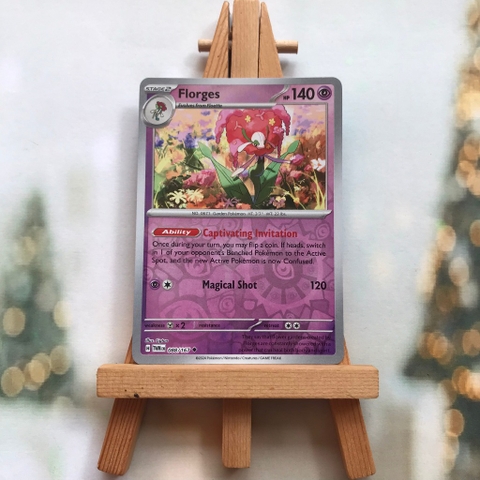 Thẻ hình Pokemon Florges 088/167 - Lá bài Scarlet&Violet Twilight Masquerade Uncommon Reverse Holo tiếng Anh chính hãng